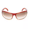 POLICE Óculos de sol unissexo S1863M710ACN Armação de acetato Havana/castanho Lentes castanhas degradê 71mm