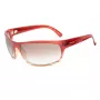 POLICE Óculos de sol unissexo S1863M710ACN Armação de acetato Havana/castanho Lentes castanhas degradê 71mm