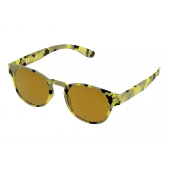 POLICE Óculos de sol unissexo S194549GE9G Havana Acetato Armação quadrada Lente degradê castanha 49/21/140 mm
