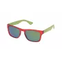 Óculos de sol POLICE unissexo S198854Z75Y armação de acetato Havana lentes castanhas 54mm