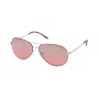 Óculos de sol unissexo POLICE S8299M58Q05X - armação de metal gunmetal, lente cinzenta degradê, 58mm