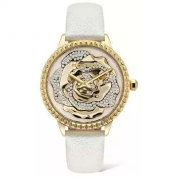 POLICE Relógio de mulher PL16073BSG-01 quartzo 36mm dourado aço inoxidável