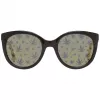 POLICE óculos de sol mulher SPL408E546XKL retangulares - armação em acetato preta, lentes em policarbonato cinzentas, proteção UV400