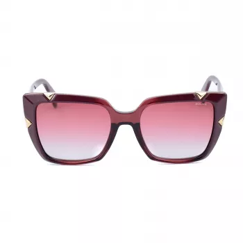 Óculos de sol de mulher Police SPLA15-5207LN retangulares olho de gato Havana 52/18/140 mm