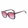 Óculos de sol de mulher Police SPLA15-5207LN retangulares olho de gato Havana 52/18/140 mm