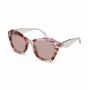 Óculos de sol de mulher Police SPLL97-520Z02 retangular - Preto brilhante/Cinzento