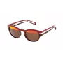 Óculos de sol de mulher Police S1960M49NK5H armação Havana de acetato lentes degradê castanhas 49/21/145 mm