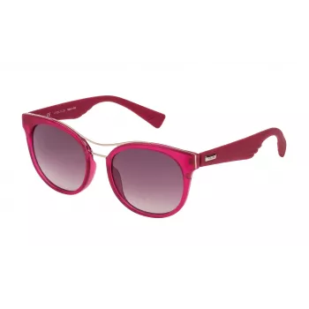 Óculos de sol de mulher POLICE SPL412529M5X olho de gato Havana armação de acetato lentes castanhas degradê UV400