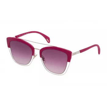 Óculos de sol de mulher POLICE SPL618548FFX Havana cat eye 54mm