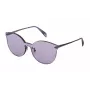 Óculos de sol POLICE SPL935990Q63 para mulher - armação preta brilhante, lentes cinzentas degradê, proteção UV400