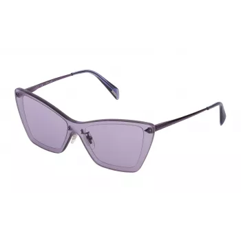 Óculos de sol POLICE mulher SPL936990Q63 - armação preta brilhante, lentes castanhas degradê, 99/0/140 mm