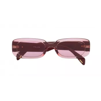 Óculos de sol POLICE mulher SPLA17530776 Havana acetato lentes castanhas 53mm