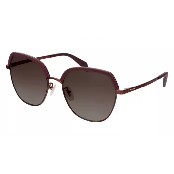 Police Óculos de sol para mulher SPLC2456GL3G Havana acetato castanho degradê 56/17/135 mm
