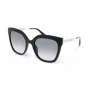 POLICE Óculos de Sol de Senhora SPLG19-540700 Armação Retangular de Acetato Preto Lentes Cinzentas 54mm