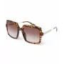 Óculos de sol de mulher POLICE SPLG20M5409YB - armação retangular em acetato, proteção UV400, lentes 54 mm