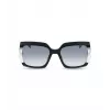 Óculos de sol de mulher POLICE SPLG23M570700 armação geométrica em acetato preta lentes em policarbonato cinzentas 57mm