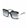 Óculos de sol de mulher POLICE SPLG23M570700 armação geométrica em acetato preta lentes em policarbonato cinzentas 57mm