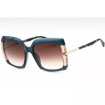 Óculos de sol de mulher POLICE SPLG23M570AGQ - armação preta brilhante, lentes degradê fumé, 57 mm