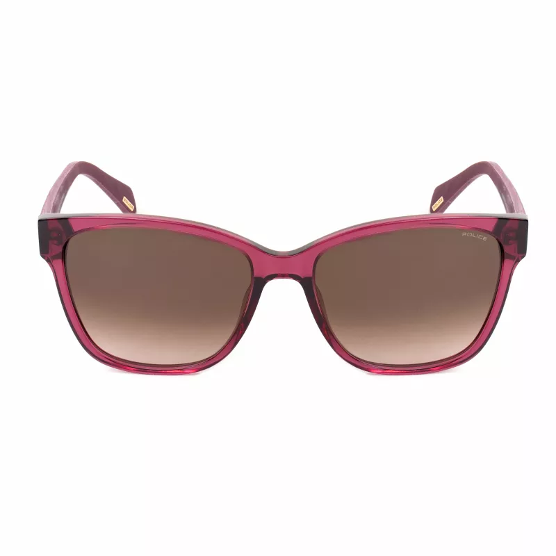 Óculos de sol Police mulher SPLG44560G64 - armação preta, lentes degradê cinzentas, 56 mm