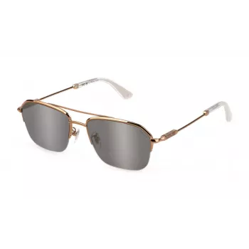 Óculos de sol de mulher Police SPLL18M568FFG - armação de acetato, proteção UV400, lente 56mm