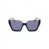 Óculos de sol de mulher POLICE SPLL33-570700 - armação retangular em acetato, lentes cinzentas em policarbonato, proteção UV400, largura da lente 57 mm