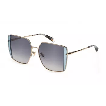 Óculos de sol POLICE mulher SPLL37-560594 - armação de acetato, proteção UV400, lente 56mm