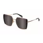 Óculos de sol de mulher POLICE SPLL37E56300X - Armação preta brilhante, lentes fumadas, 56 mm