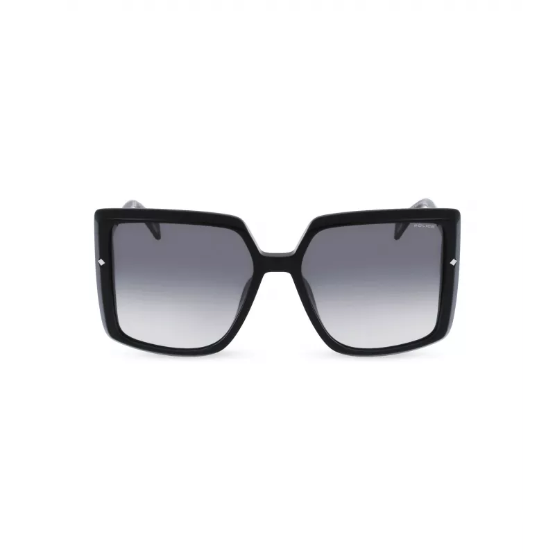 Óculos de sol de mulher POLICE SPLL96M560700 gatinho armação em acetato UV400 lentes cinzentas 56 mm