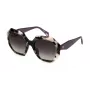 Óculos de sol de mulher Police SPLM10-540M65 armação em acetato Havana lentes castanhas 54mm