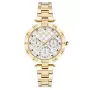POLICE Relógio de mulher PEWLK2116401 34mm Caixa em aço inoxidável Mostrador prateado Pulseira em pele preta Quartzo Analógico