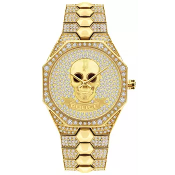 Police Relógio de mulher PL16027BSG22M 36mm dourado aço inoxidável