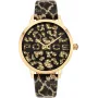 POLICE relógio para mulher PL16028MSG.02 36mm aço inoxidável mostrador prateado bracelete bicolor