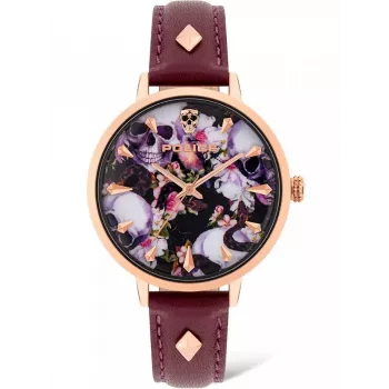 POLICE Relógio para mulher PL16034MSR02A 36 mm ouro rosa aço inoxidável