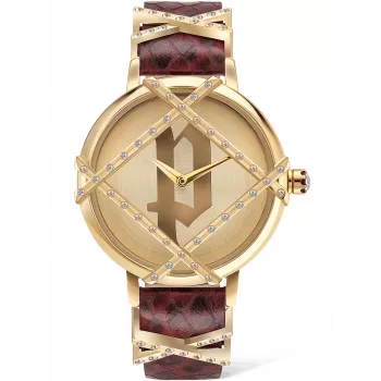 Relógio de mulher POLICE PL16068BSG-22 34mm ouro rosa aço inoxidável quartzo