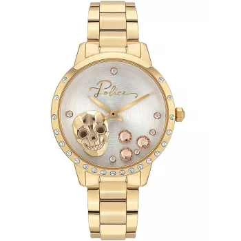 Relógio de mulher Police PL16071MSG22M 36 mm prateado aço inoxidável