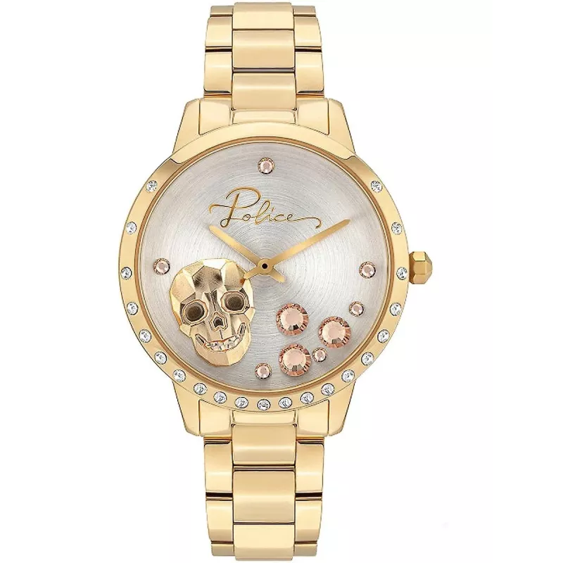 Relógio de mulher Police PL16071MSG22M 36 mm prateado aço inoxidável