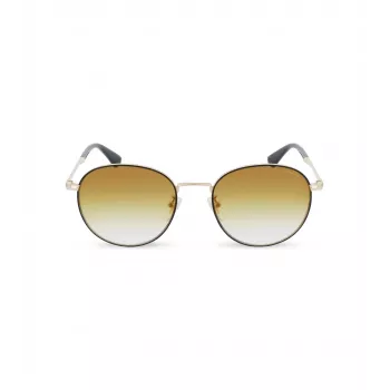 Óculos de sol retangulares de mulher POLICE SPLD94-53301G armação de acetato Havana com lentes de policarbonato castanhas UV400