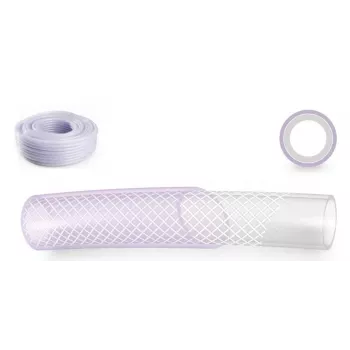 Mangueira de PVC multiusos POLIX com reforço de malha 8,0 mm x 1,6 mm x 50 m 4 camadas