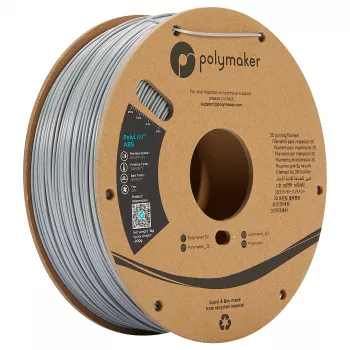 Polymaker Filamento ABS 1,75mm, cinzento, 1kg