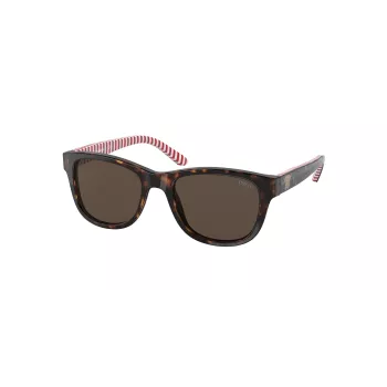 Óculos de sol unissexo Polo Ralph Lauren PP9501-593673 Havana castanho 47 mm
