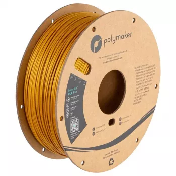 Polymaker PLA PolyLite PRO dourado, 1kg