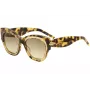 Óculos de sol de mulher POMELLATO PM0008S-001 - armação de acetato preta, lentes cinzentas, 52 mm