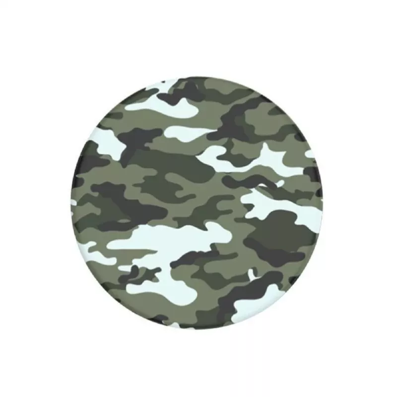 Suporte e pega para telemóvel Popsockets Basic Camo verde-escuro