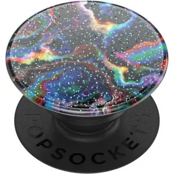 Popsockets Glitter Rainbow Void PopGrip Standard suporte e pega para telemóvel