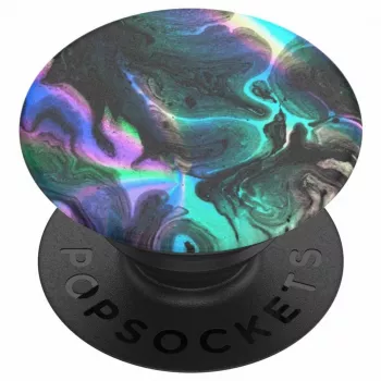 PopSockets Oil Agate PopGrip intercambiável - Suporte e pega de telefone extensível