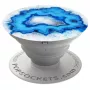 PopSockets Original PopGrip Aderência e suporte para telefone - Ice Blue Agate