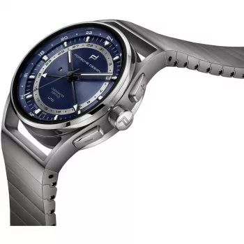 PORSCHE DESIGN Flat Six P'6000 Relógio cronógrafo automático de homem 42mm Aço inoxidável Borracha Preta