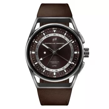 Porsche Design Relógio cronógrafo automático de homem 42mm aço inoxidável preto borracha