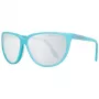 Óculos de sol de mulher PORSCHE DESIGN P8588-61B armação metálica retangular prateado/paládio lentes cinzentas 61/13/135 mm