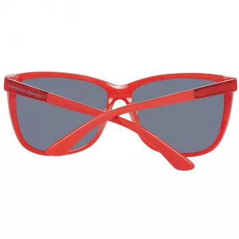 Óculos de sol PORSCHE DESIGN P8590-61E para mulher Pilot aço inoxidável Gunmetal cinzento degradê 61/14/135 mm